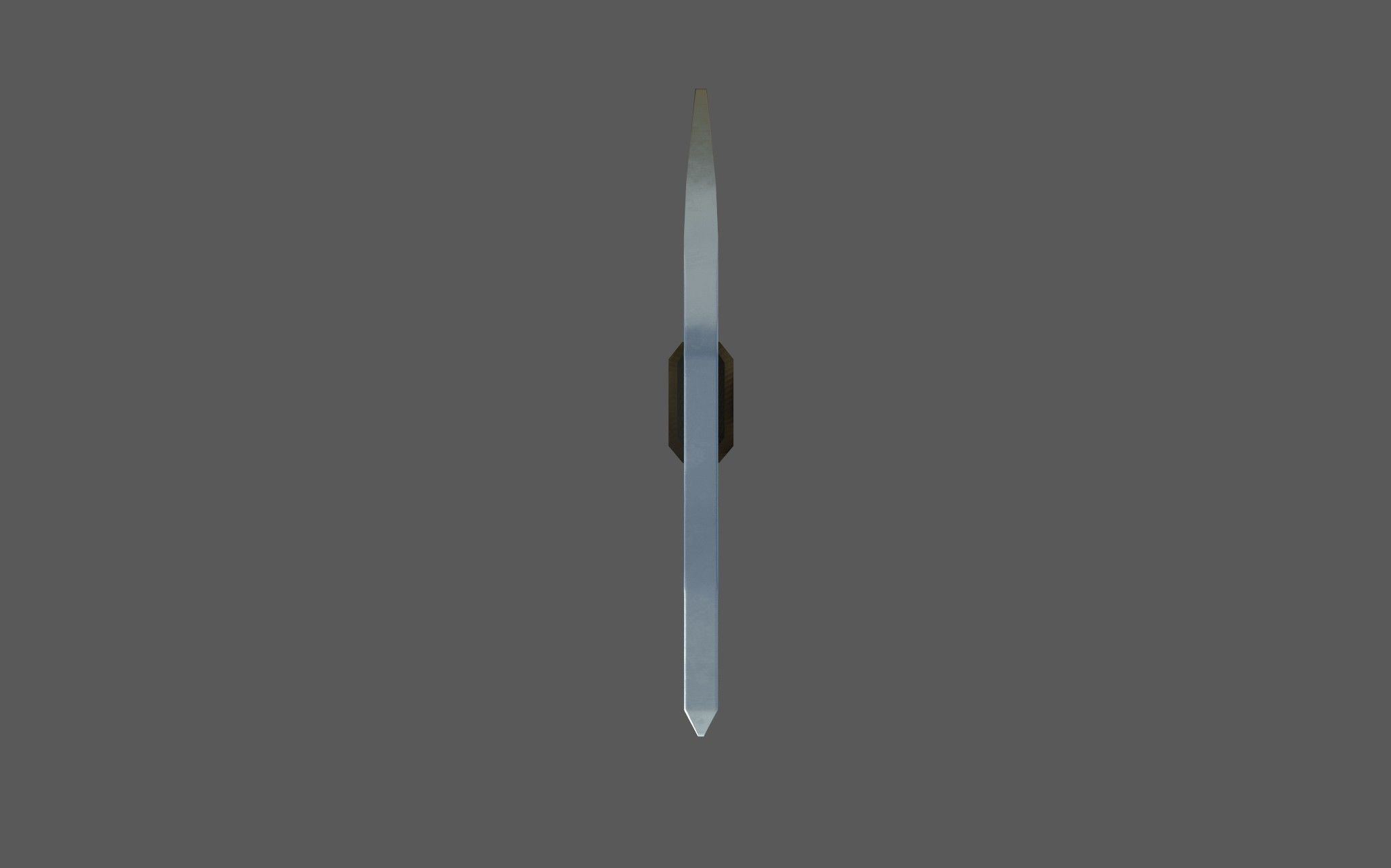 Fire Axe - one handed Low-poly 3D model_8