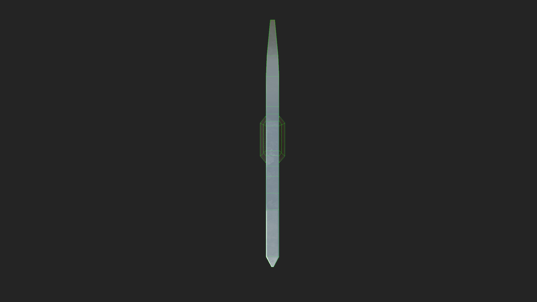 Fire Axe - one handed Low-poly 3D model_17
