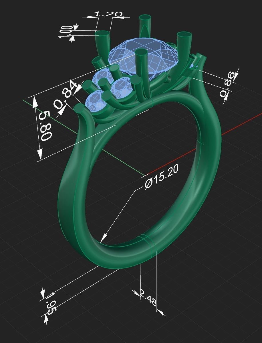 Ring 43 3D print model_7
