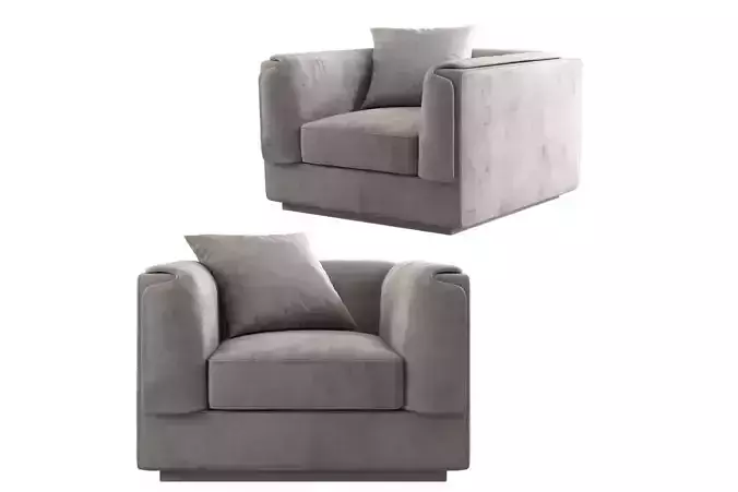 Flou Gentleman ARMCHAIR 3D model