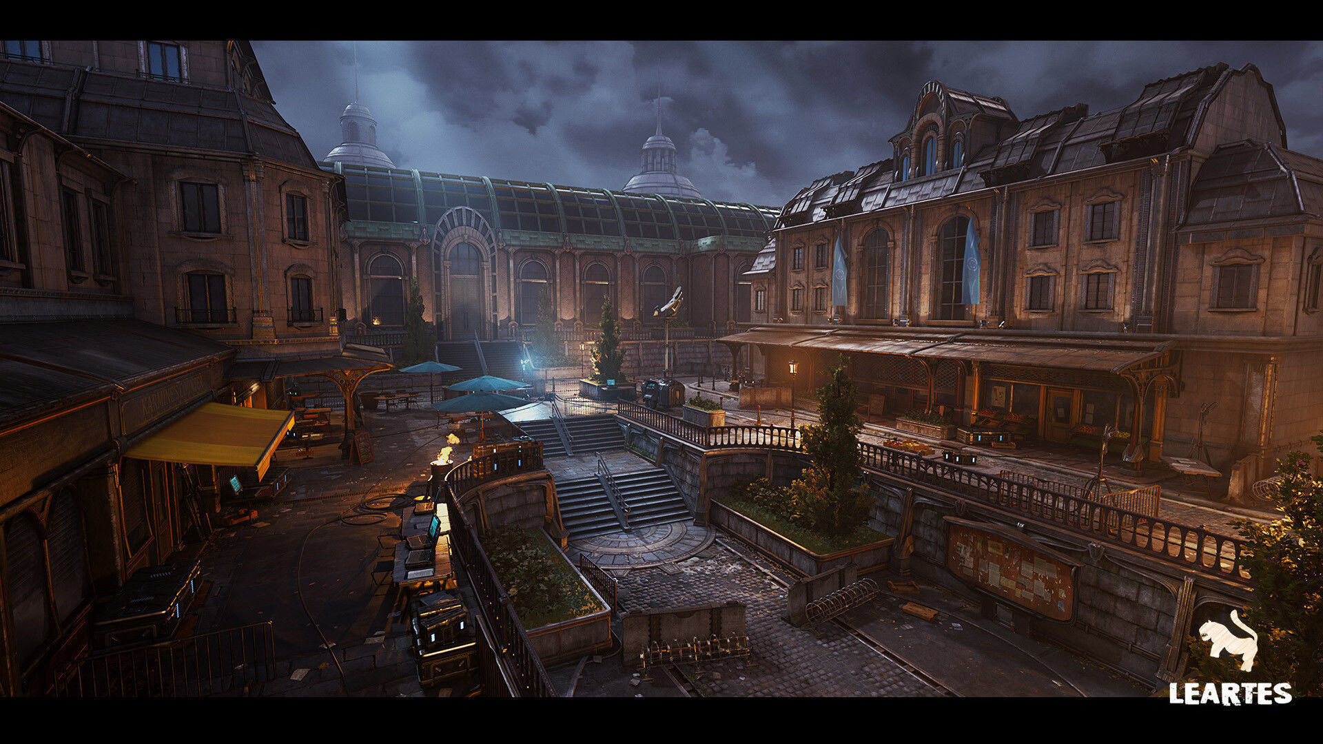 The Rally Point Environment Unreal Engine 4  Low-poly 3D model_3