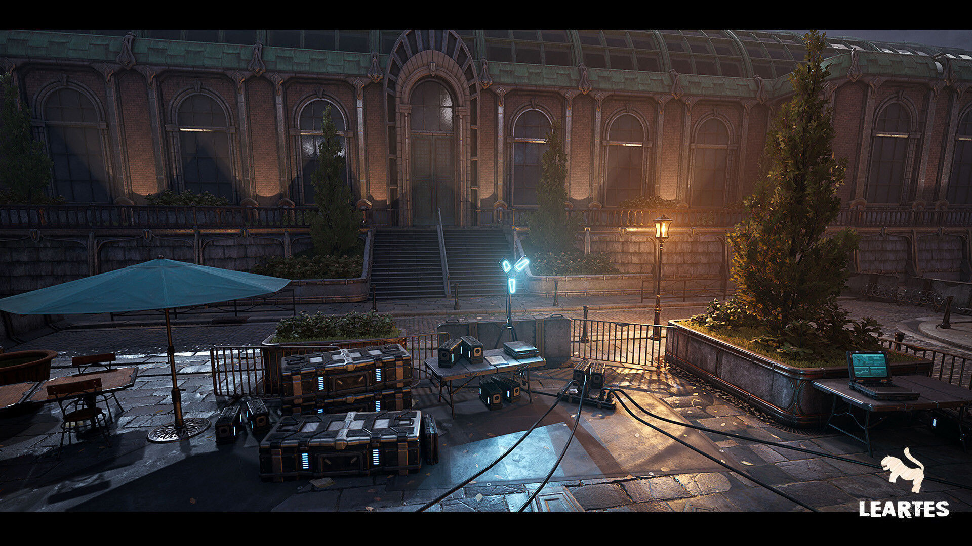 The Rally Point Environment Unreal Engine 4  Low-poly 3D model_7