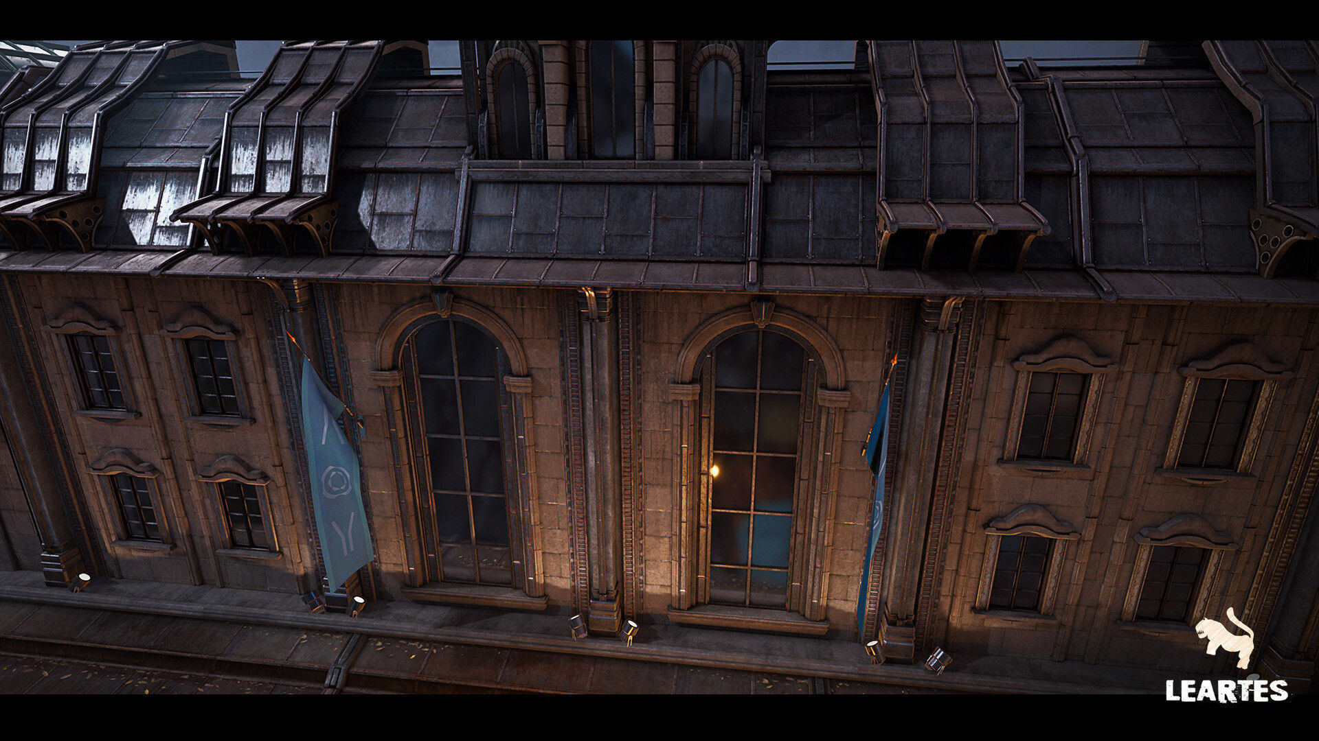 The Rally Point Environment Unreal Engine 4  Low-poly 3D model_6