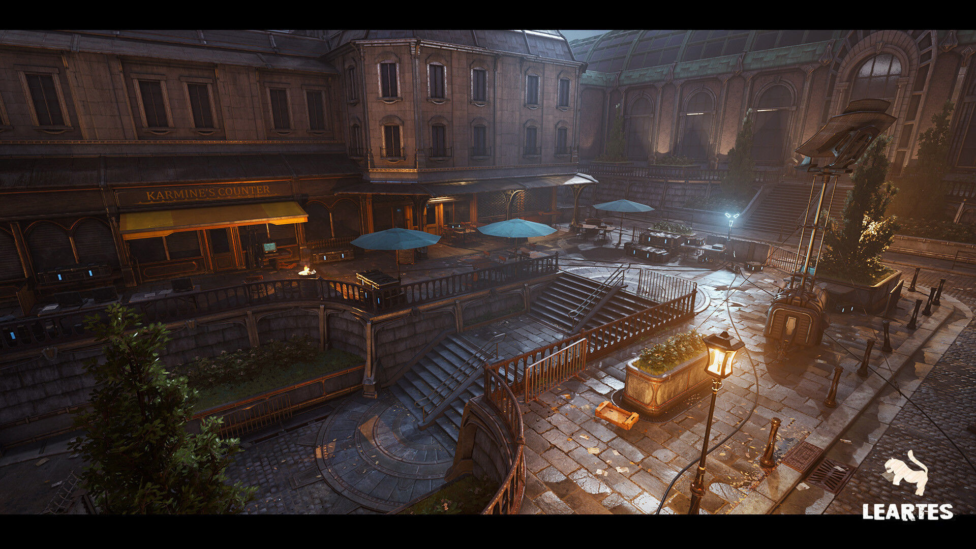 The Rally Point Environment Unreal Engine 4  Low-poly 3D model_10