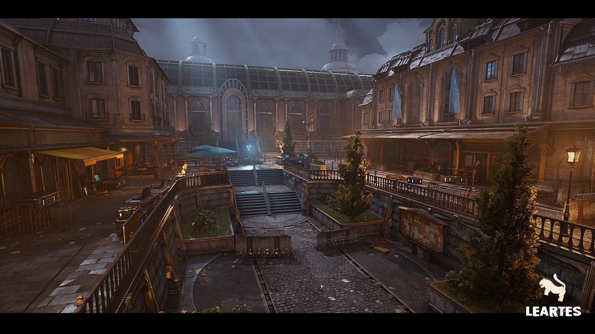 The Rally Point Environment Unreal Engine 4  Low-poly 3D model_2