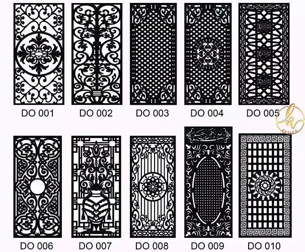 pro metal doors for cnc plasma vector 3D print model