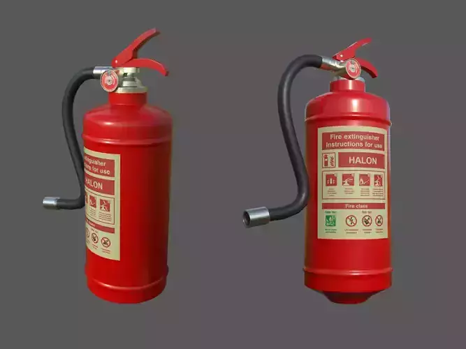 Fire extinguisher - Halon