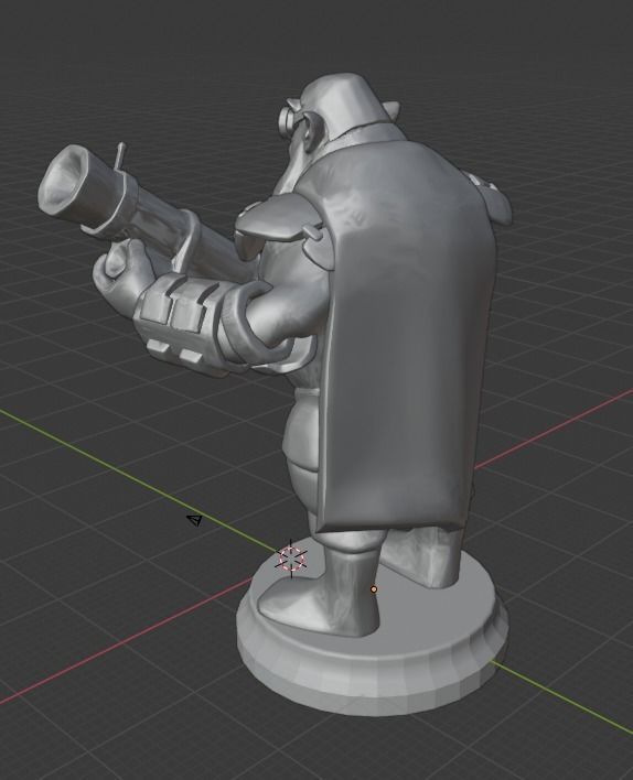 Dota 2 - Sniper Chess Figure Free 3D print model_1