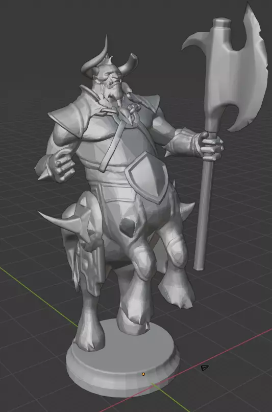 Dota 2 - Centaur Chess Figure Free 3D print model