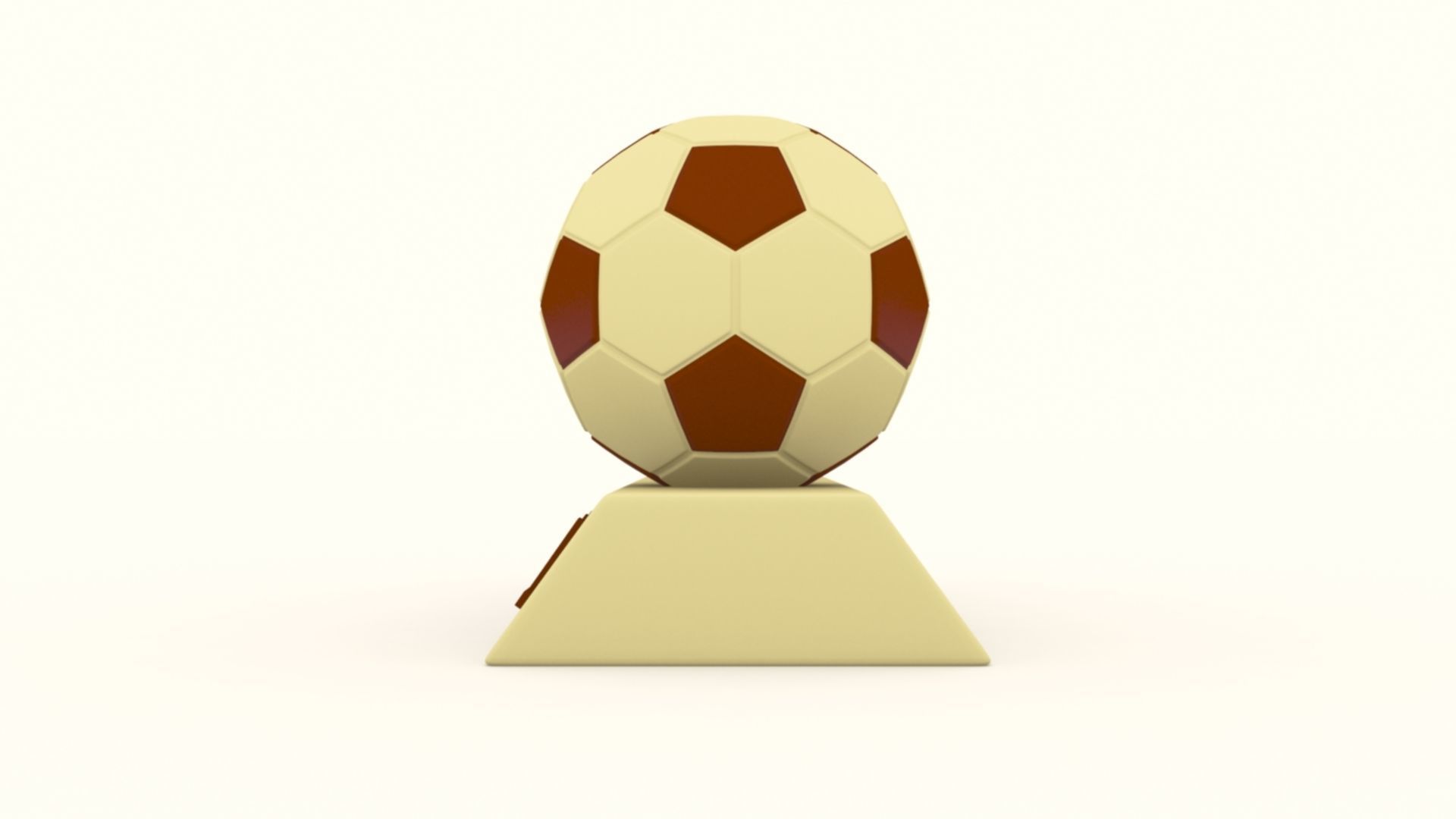 B for Ball Model 3D print model_3
