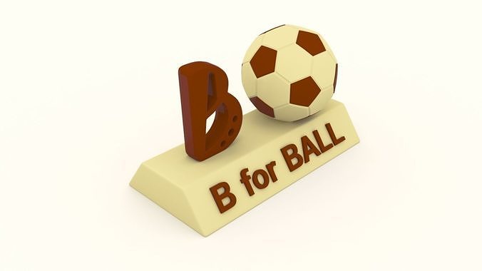 B for Ball Model 3D print model