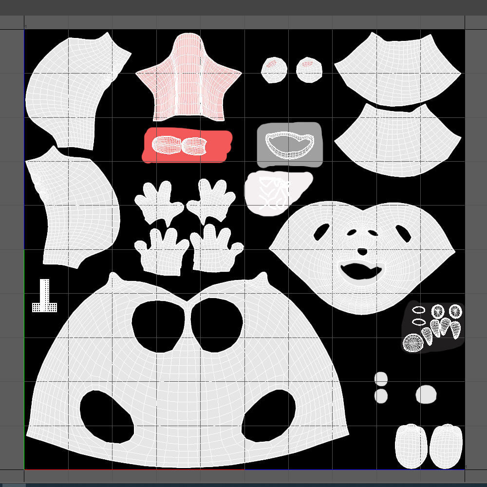 Polar Bear Cartoon 3D model_16