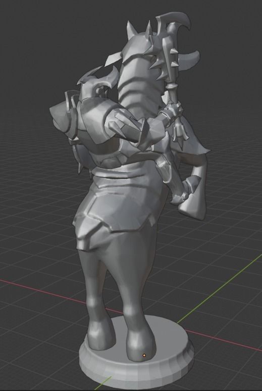 Dota 2 - Chaos Knight Chess Figure Free 3D print model_1