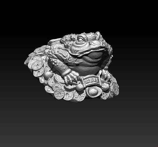 Feng shui money toad The Jin Chan  3D print model