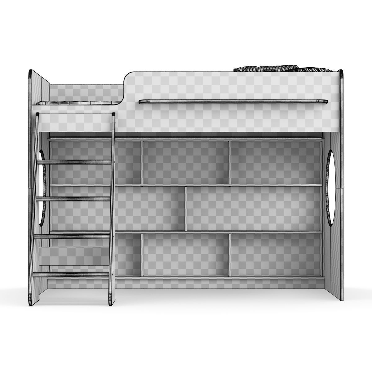 Legenda K26 with LP25 childrens modular bed 3D model_7