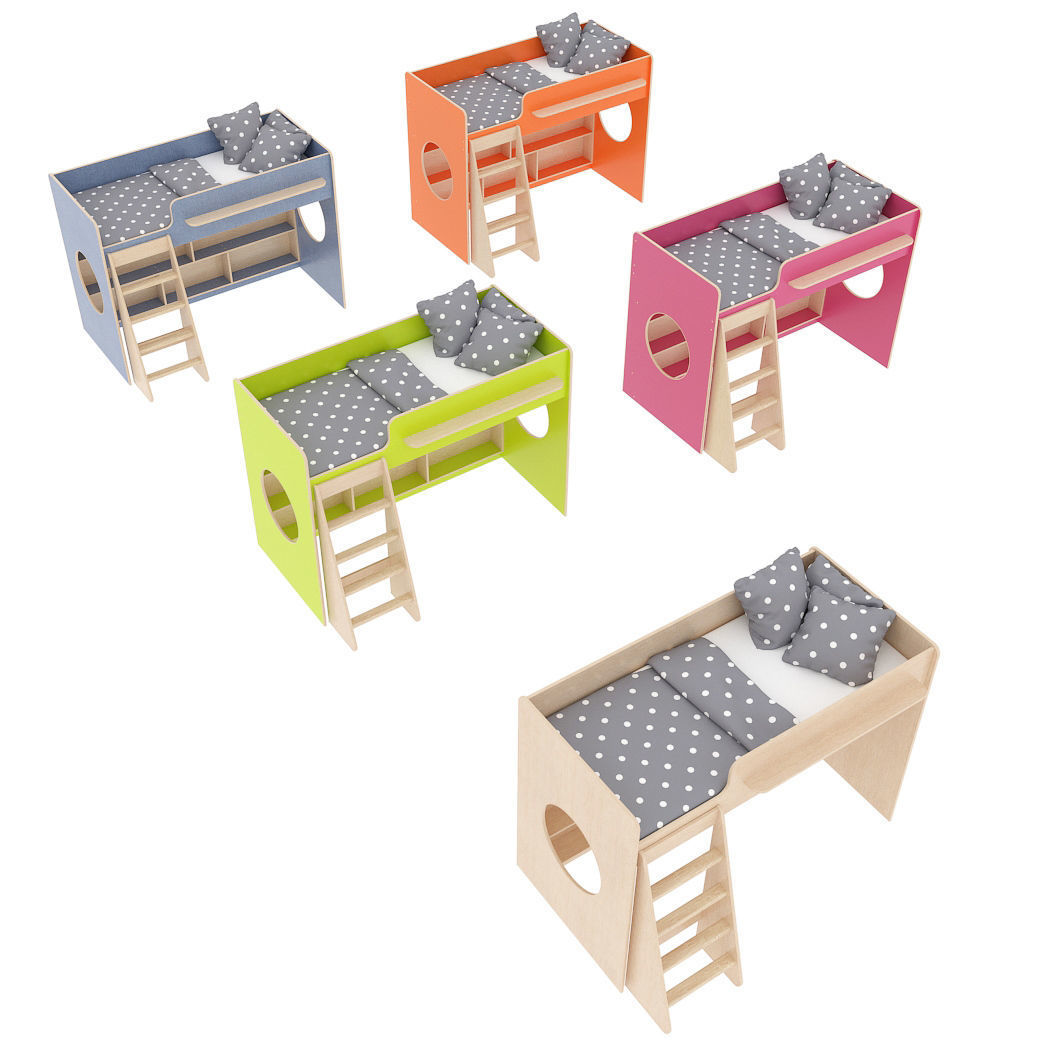 Legenda K26 with LP25 childrens modular bed 3D model_5