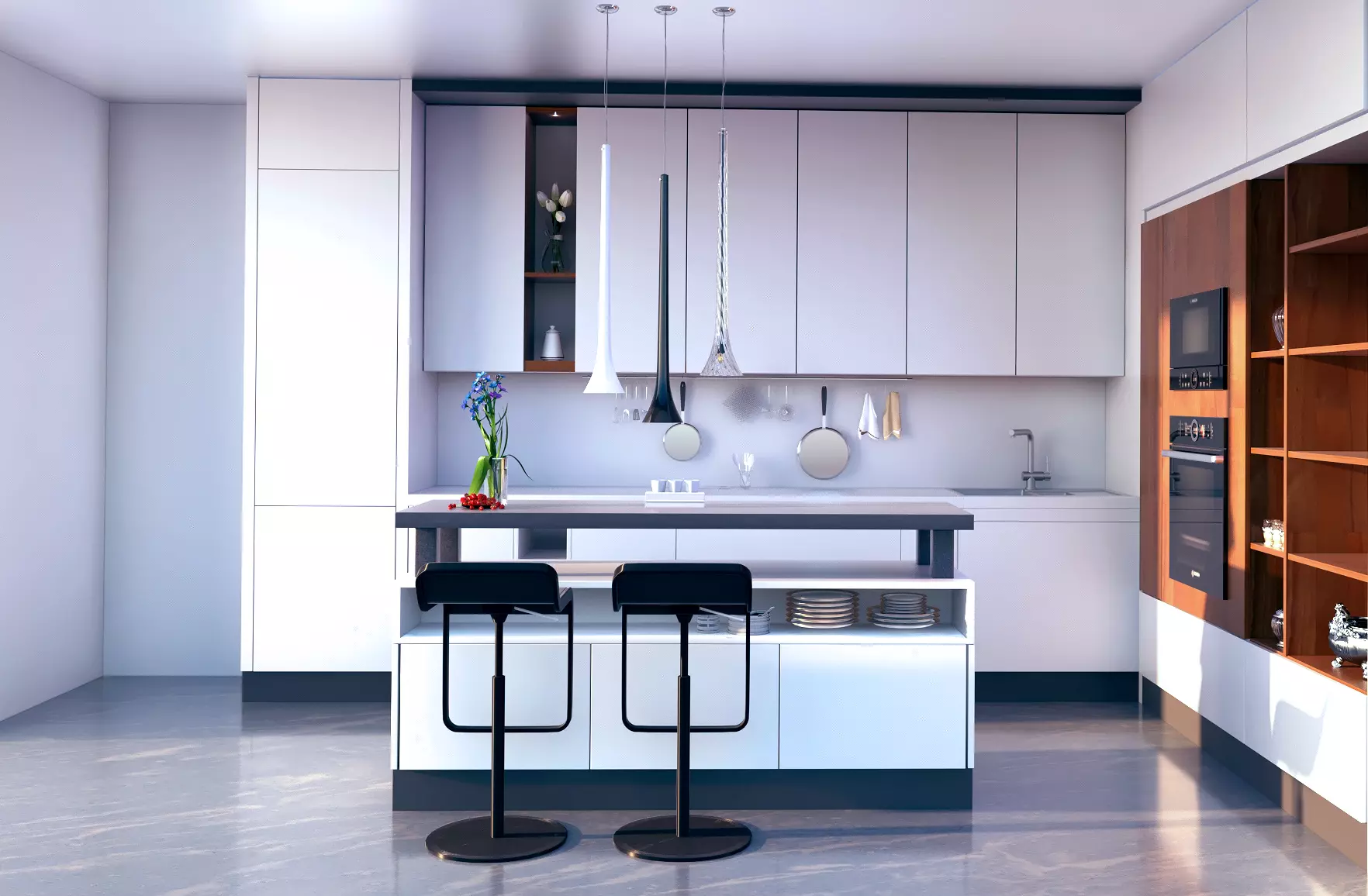 Cool Kitchen 3D model_0