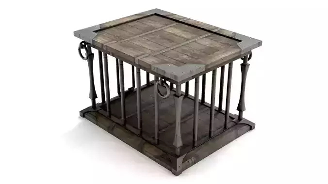 Ancient Wooden Cage