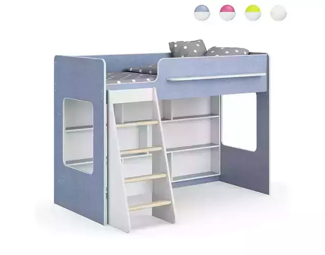 Legenda K26 with LP25 white childrens modular bed 3D model