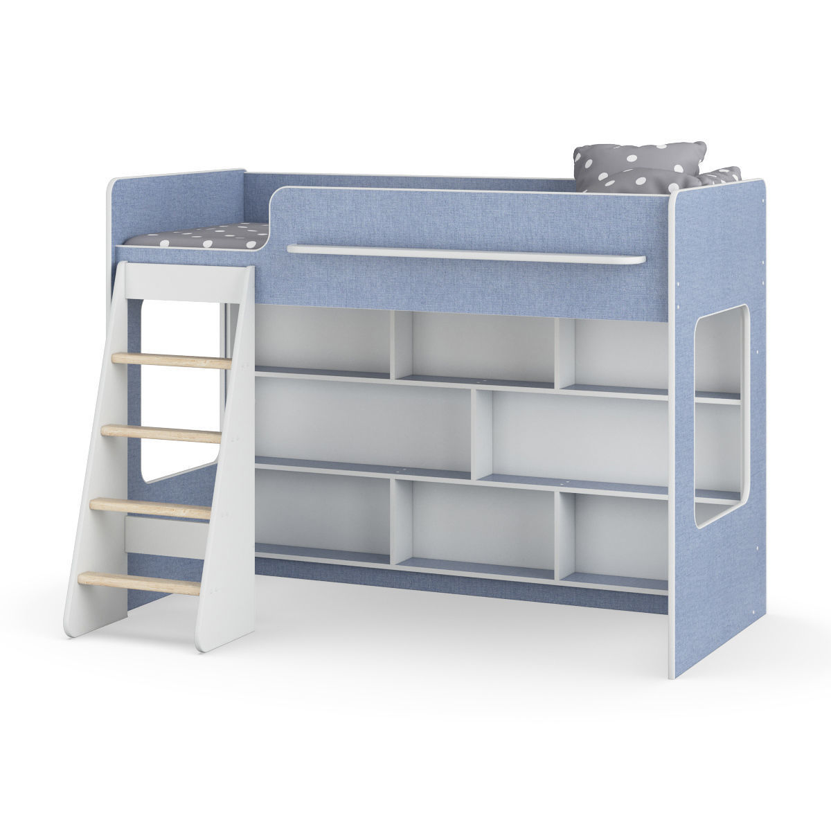 Legenda K26 with LP25 white childrens modular bed 3D model_3