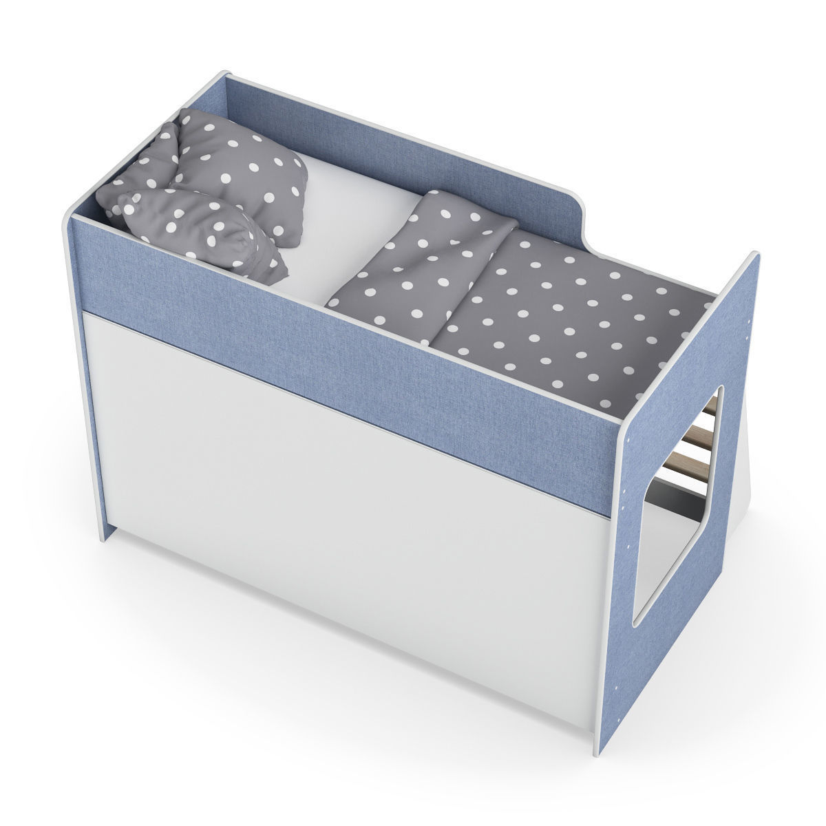 Legenda K26 with LP25 white childrens modular bed 3D model_4
