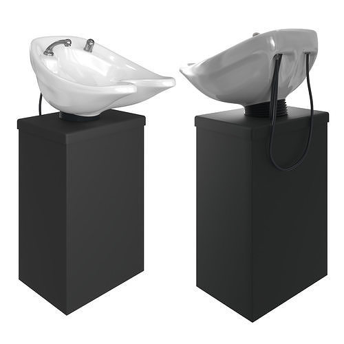 Hairdresser Wash Basin 3D model