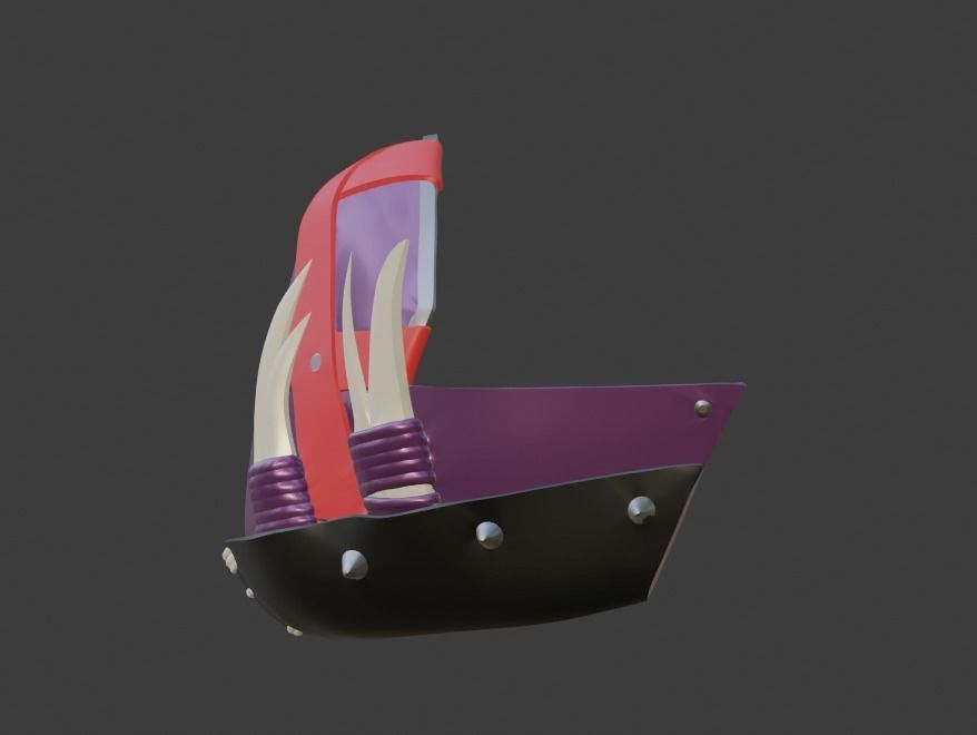 Mileena mask from Mortal Kombat 11  - Predator from Nijul 3D print model_2