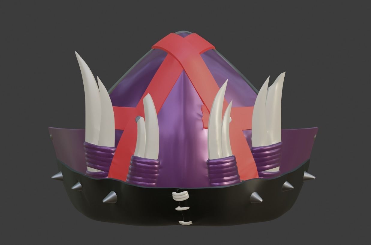 Mileena mask from Mortal Kombat 11  - Predator from Nijul 3D print model_1