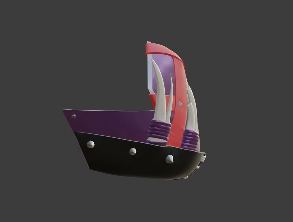 Mileena mask from Mortal Kombat 11  - Predator from Nijul 3D print model_3