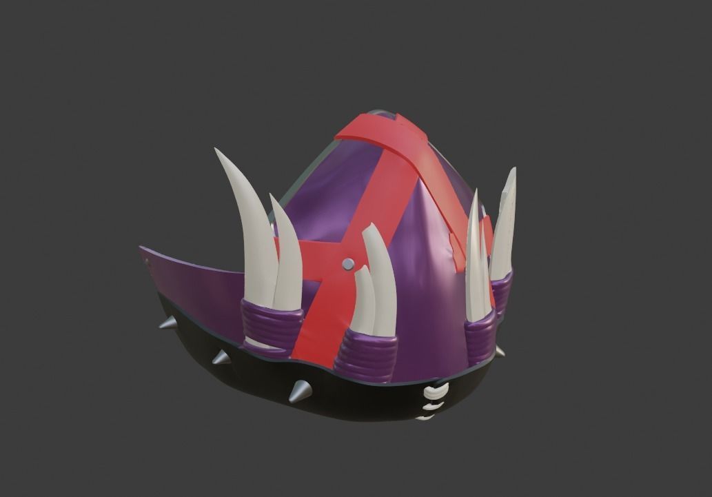 Mileena mask from Mortal Kombat 11  - Predator from Nijul 3D print model_5