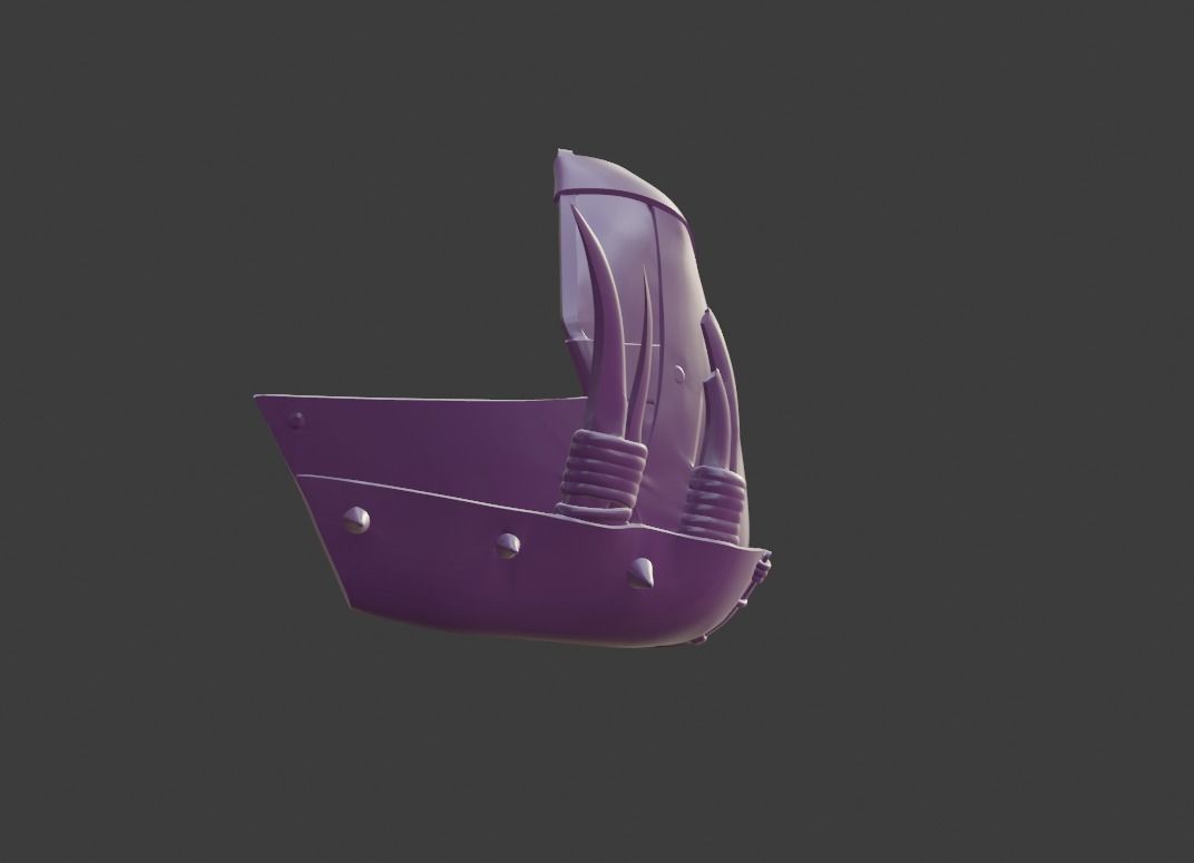 Mileena mask from Mortal Kombat 11  - Predator from Nijul 3D print model_10