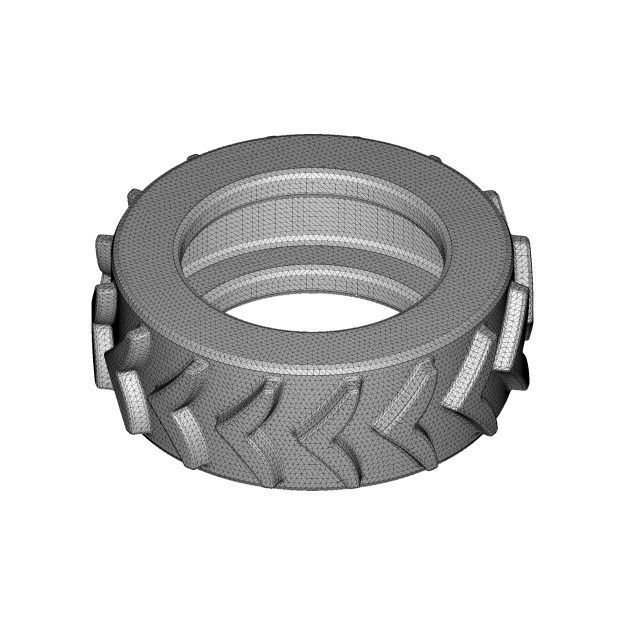 Kids Tractor Tyre 3D print model_2