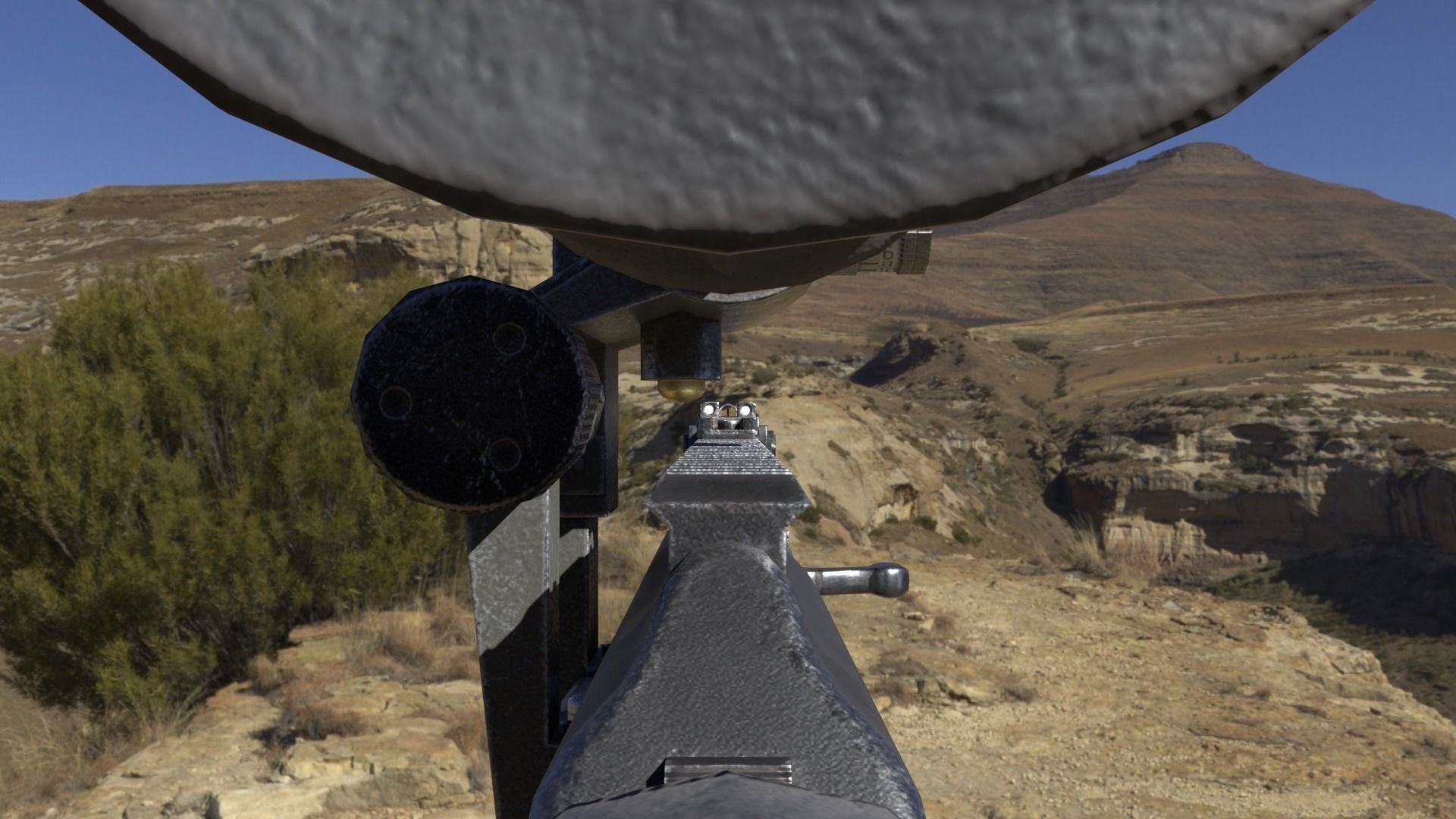 ASR-18 Camouflaged SVD Based Sniper Rifle Low-poly 3D model_20
