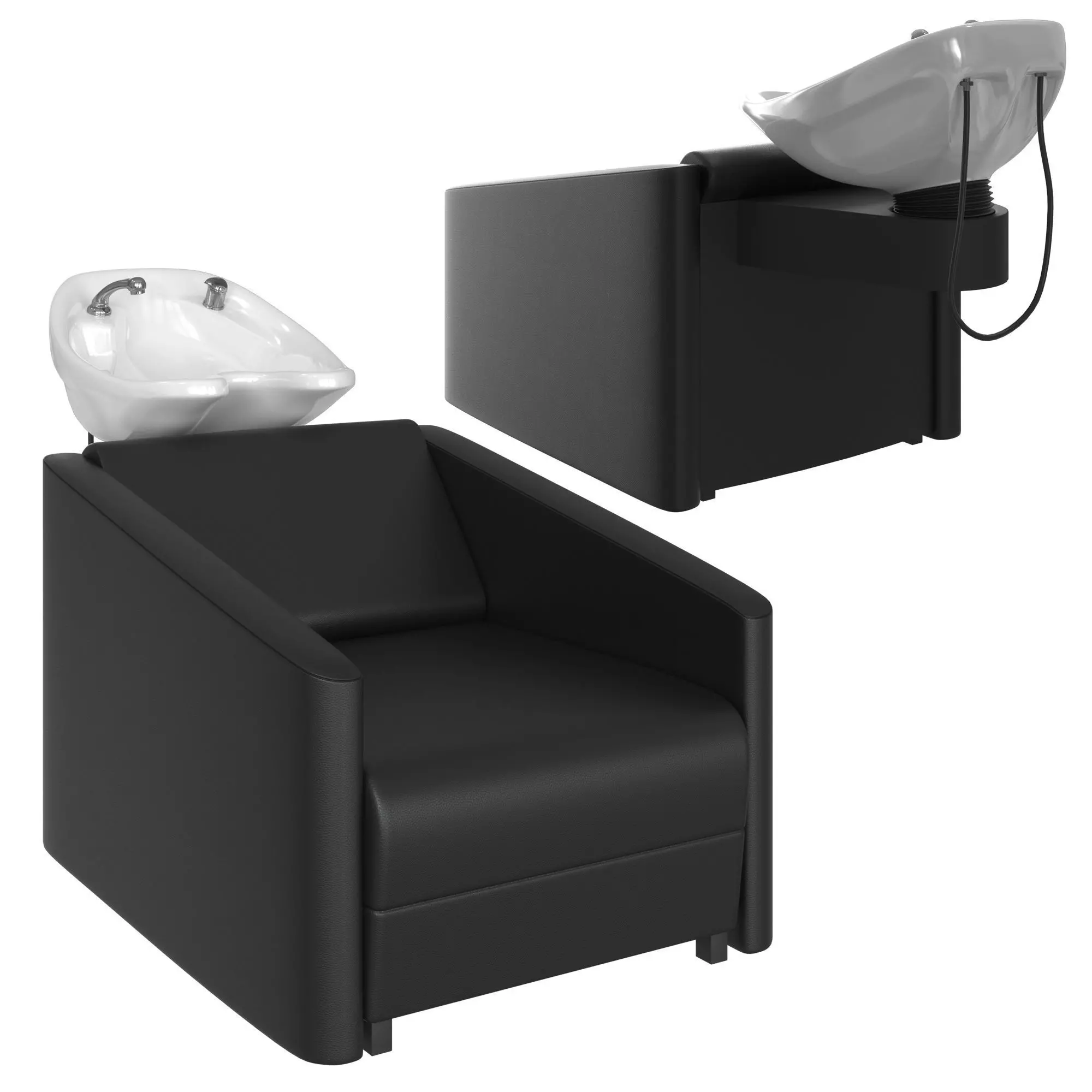 Hairdresser wash basin 3 3D model_0