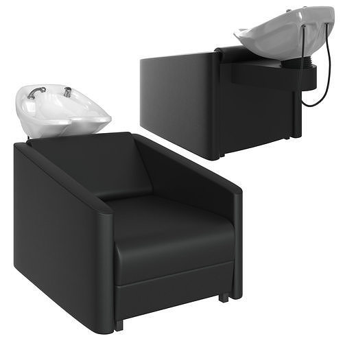 Hairdresser wash basin 3 3D model
