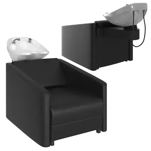 Hairdresser wash basin 3 3D model