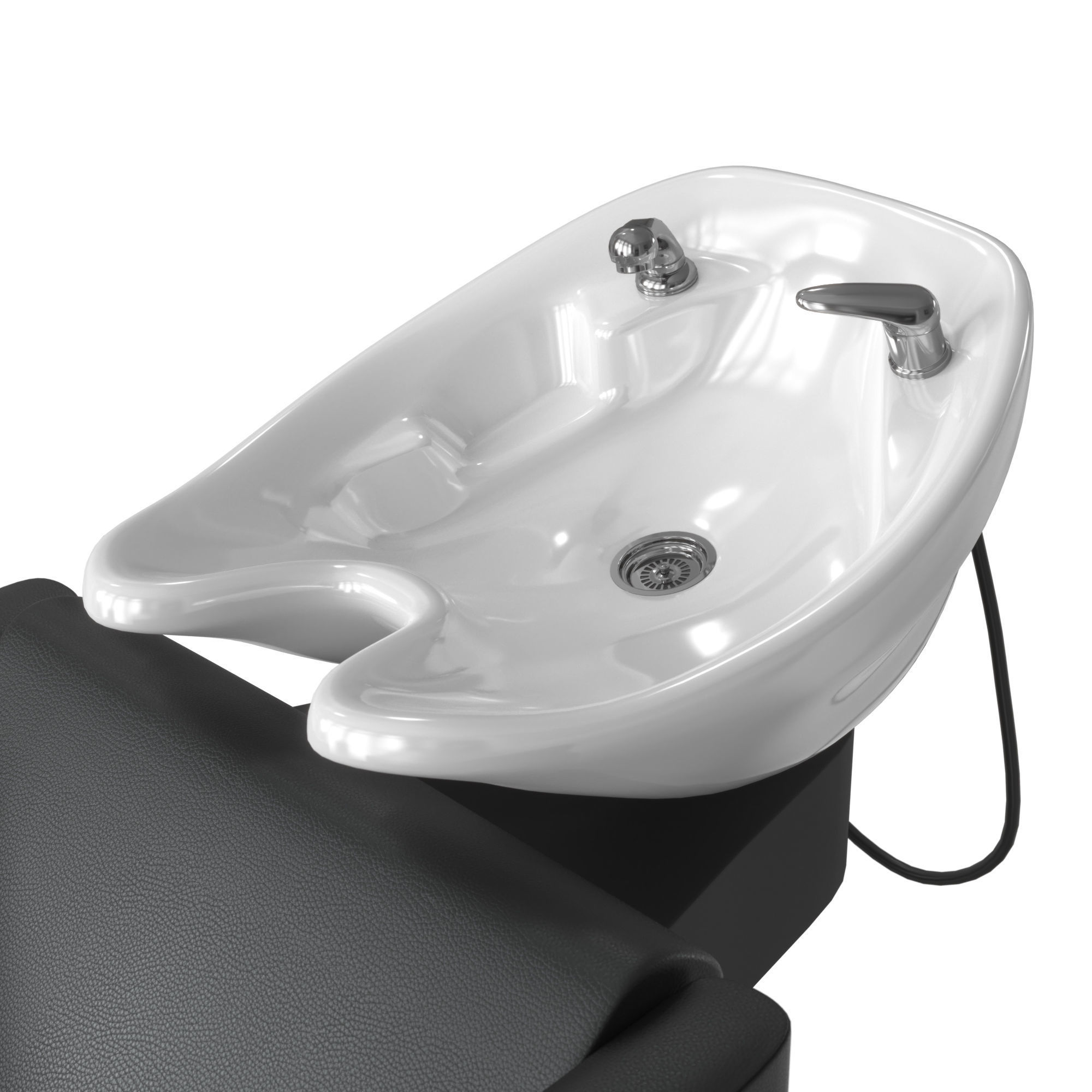 Hairdresser wash basin 3 3D model_3