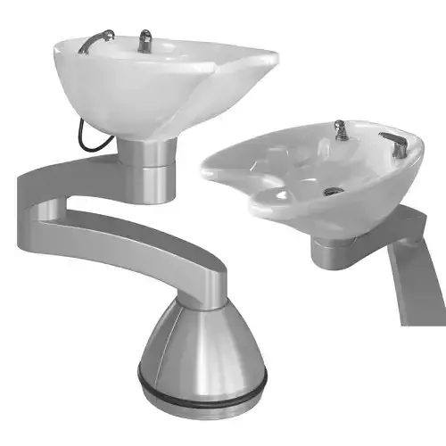 Hairdresser wash basin 4 3D model