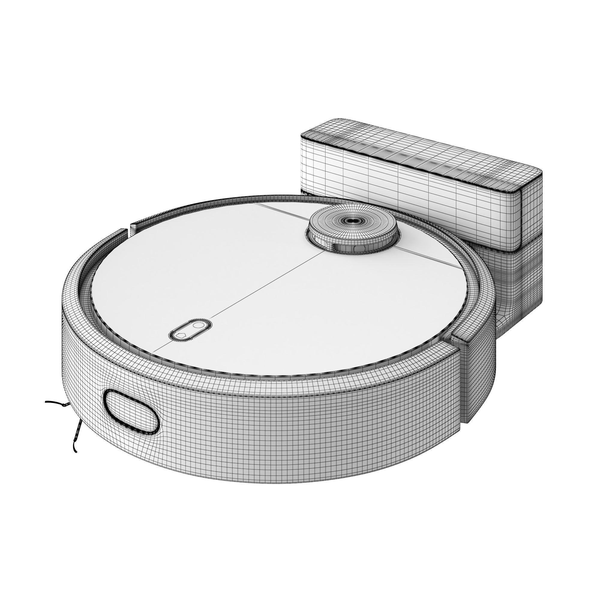 Mi Robot Vacuum Black 3D model_4