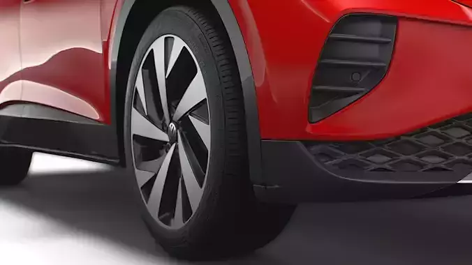 Volkswagen ID4 1st 2021 wheel 3D model