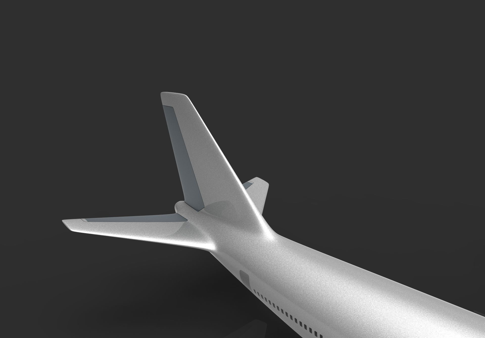 Surface model of Boeing 747 b 3D model_20