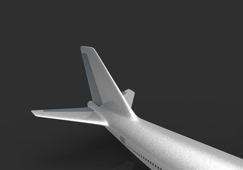 Surface model of Boeing 747 b 3D model_19
