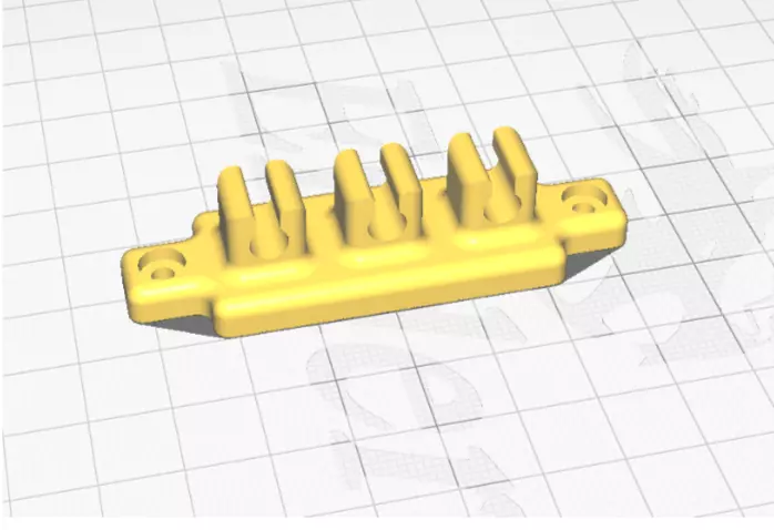  cable holder 3D print model_0