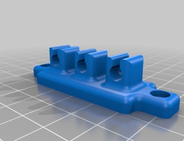  cable holder 3D print model_2