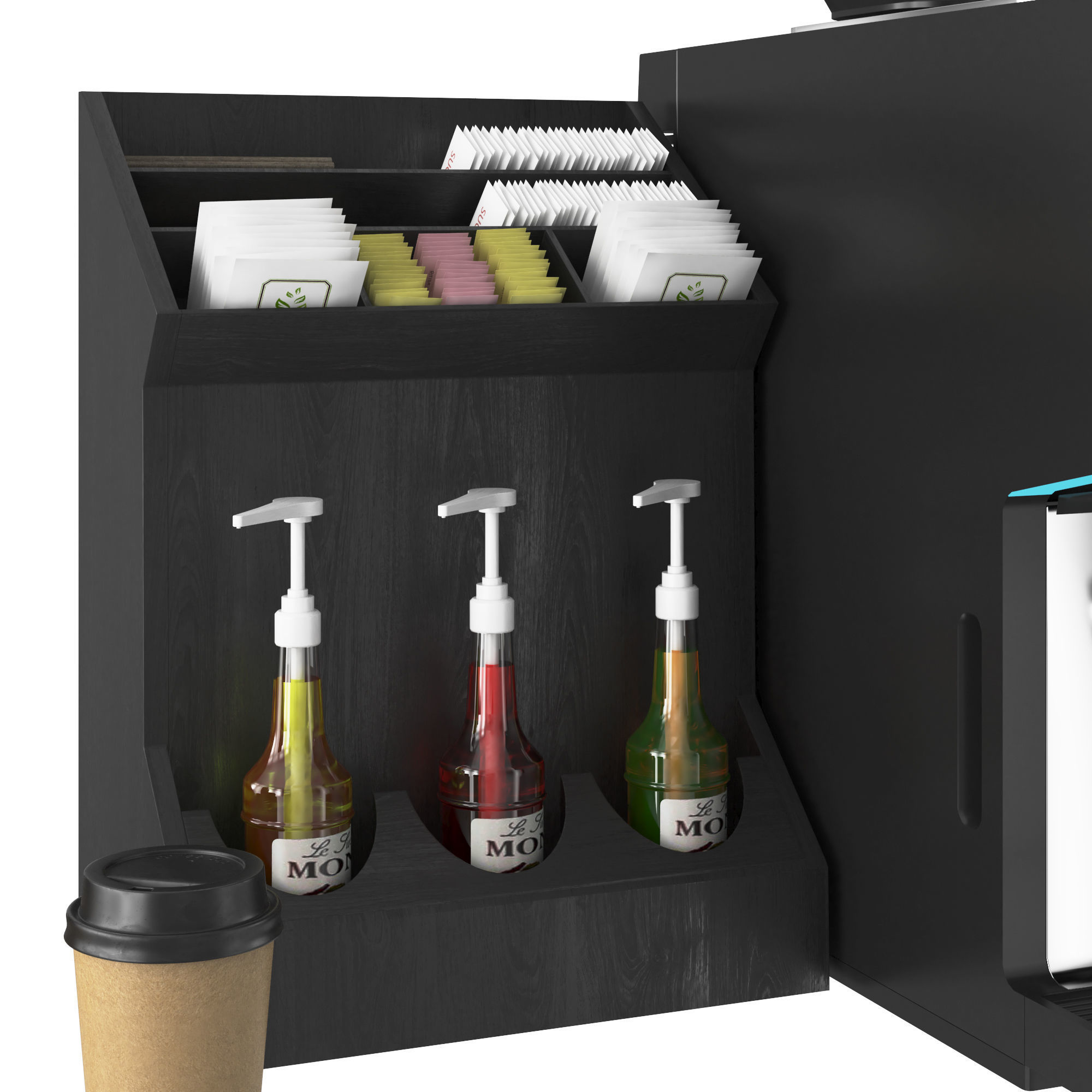 Vending Coffee Machine WMF 1500 S 3D model_4