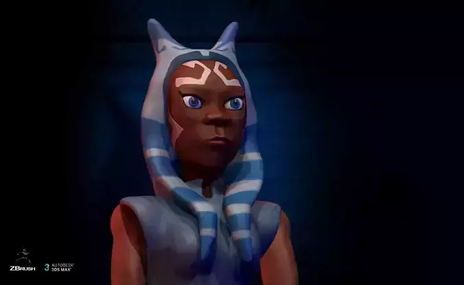Ahsoka Tano  decorative trinket Zbrush