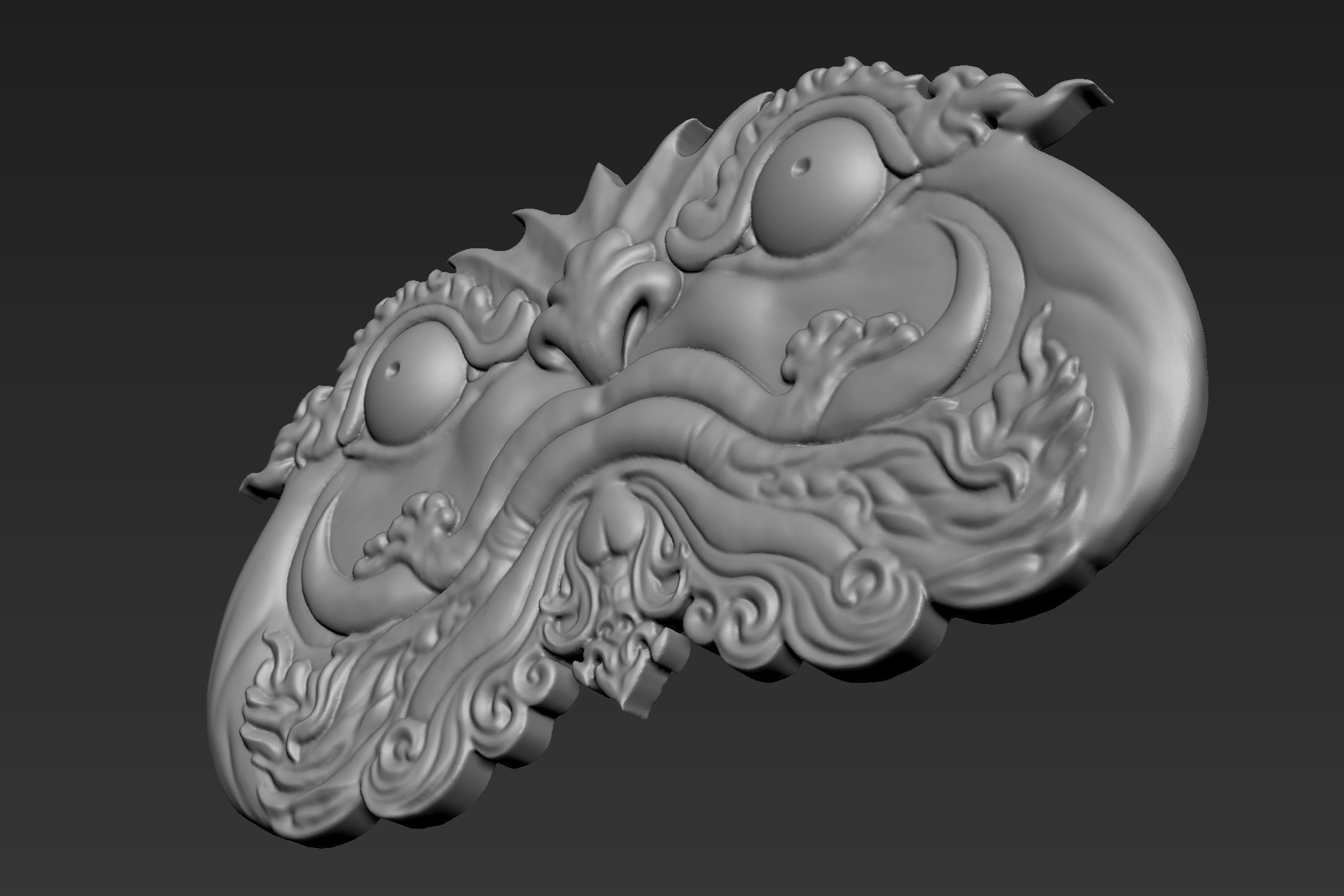 Bas Relief 01 Sculpt 3D model_3