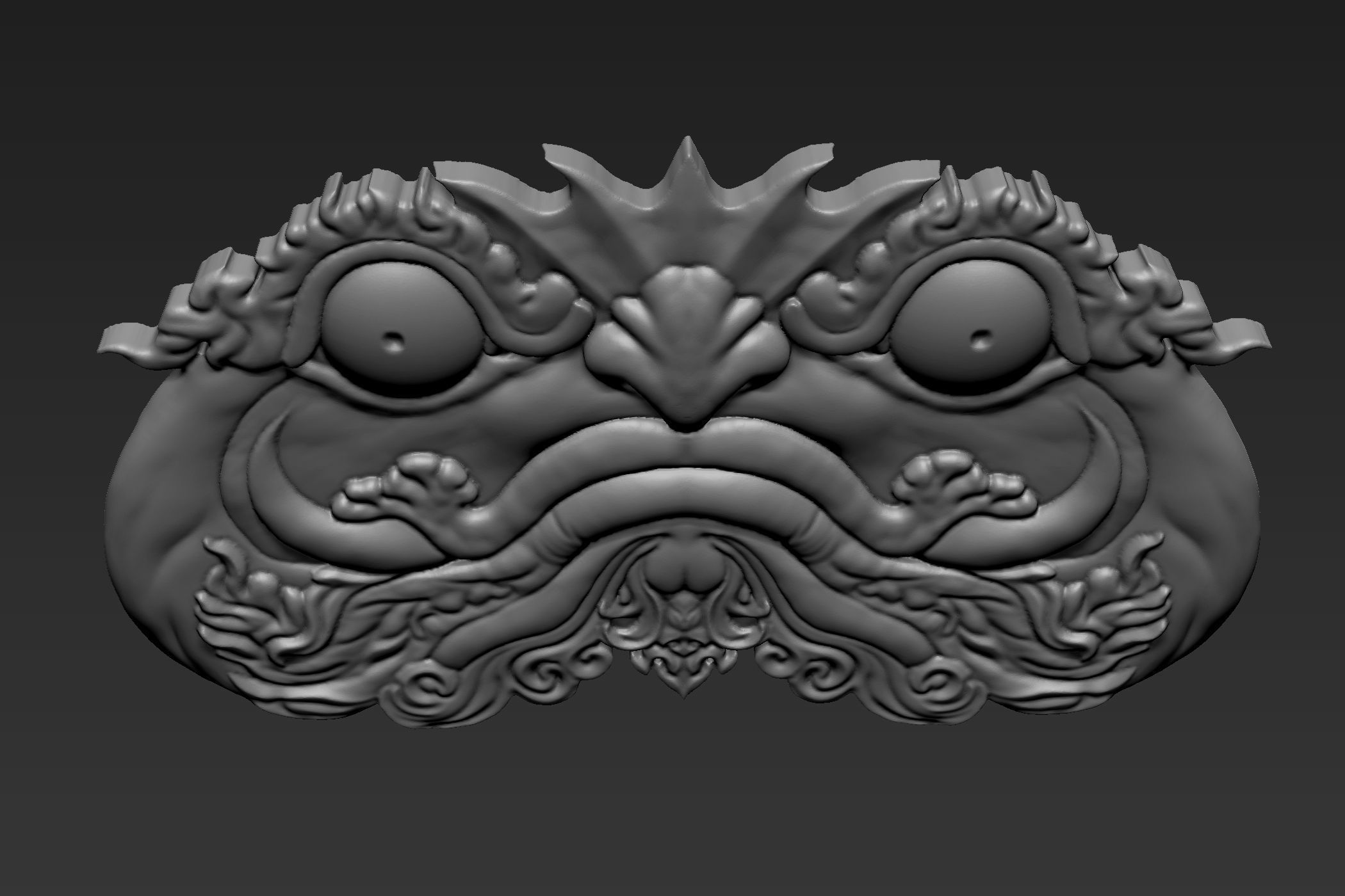 Bas Relief 01 Sculpt 3D model_2