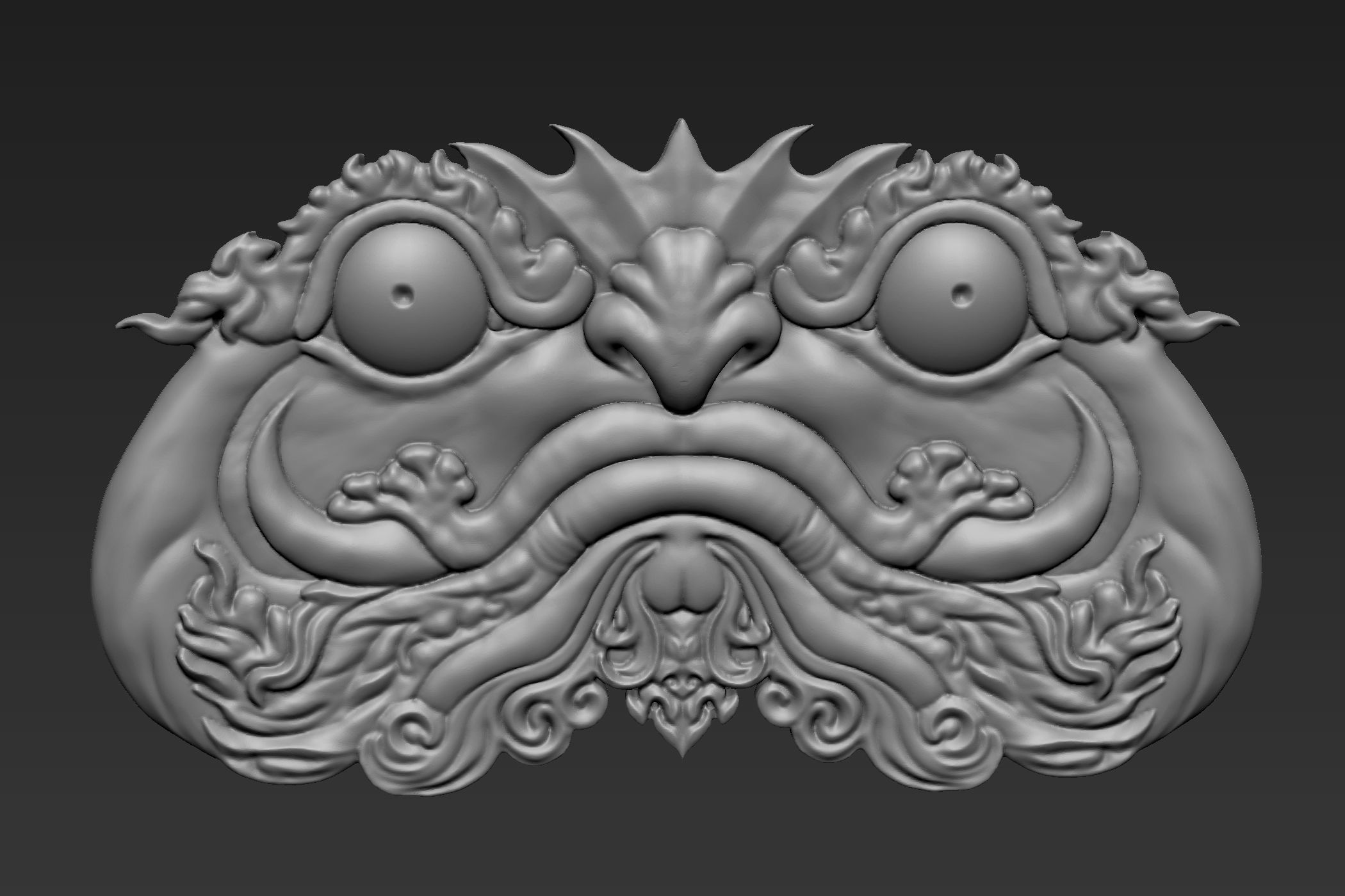 Bas Relief 01 Sculpt 3D model_5