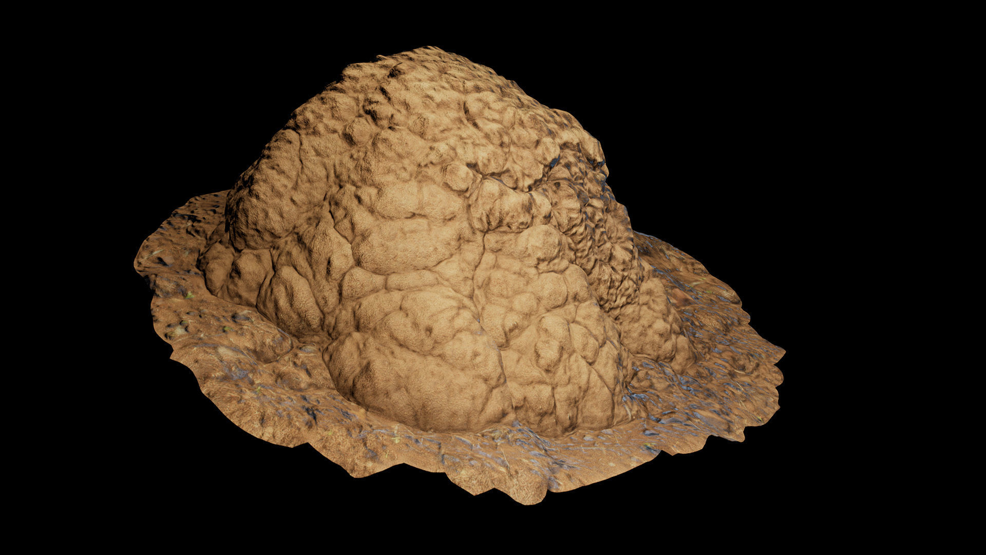Termite Mounds - Photoscanned Low-poly 3D model_3